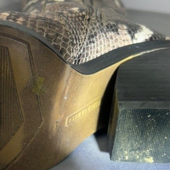 Vince Camuto Snakeskin Pattern Knee-High Boots  Size 5.5M  36EU - Picture 7 of 7